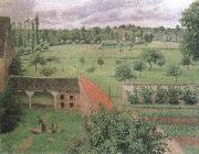 Camille Pissarro View through a Window,Eragny oil painting reproduction